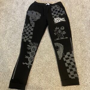 Rebel Vengeance Kids XL Womens XS Graphic Jogger Pants Punk Streetwear Snake